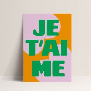 AFFICHE - JE T'AIME 30*40