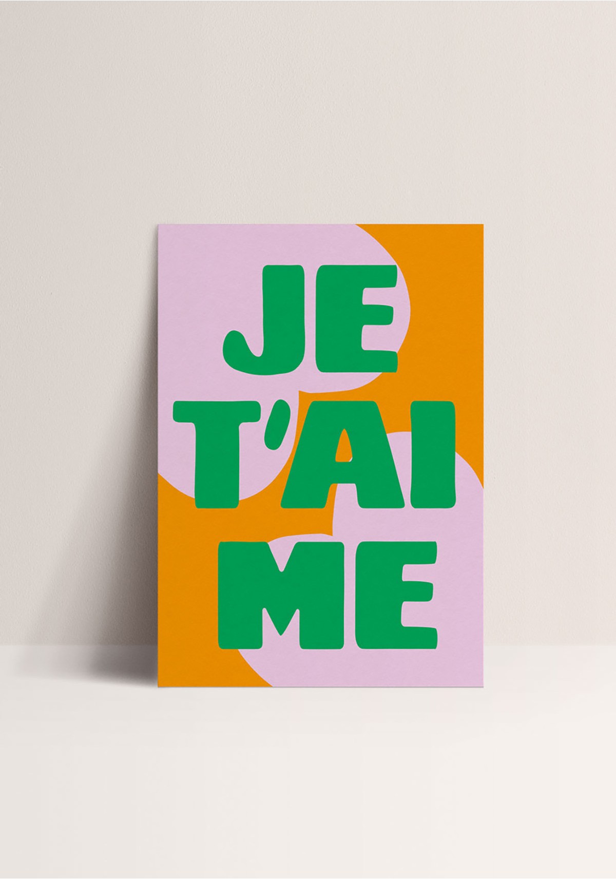 AFFICHE - JE T'AIME 30*40