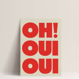 AFFICHE - OH! OUI OUi - 30*40