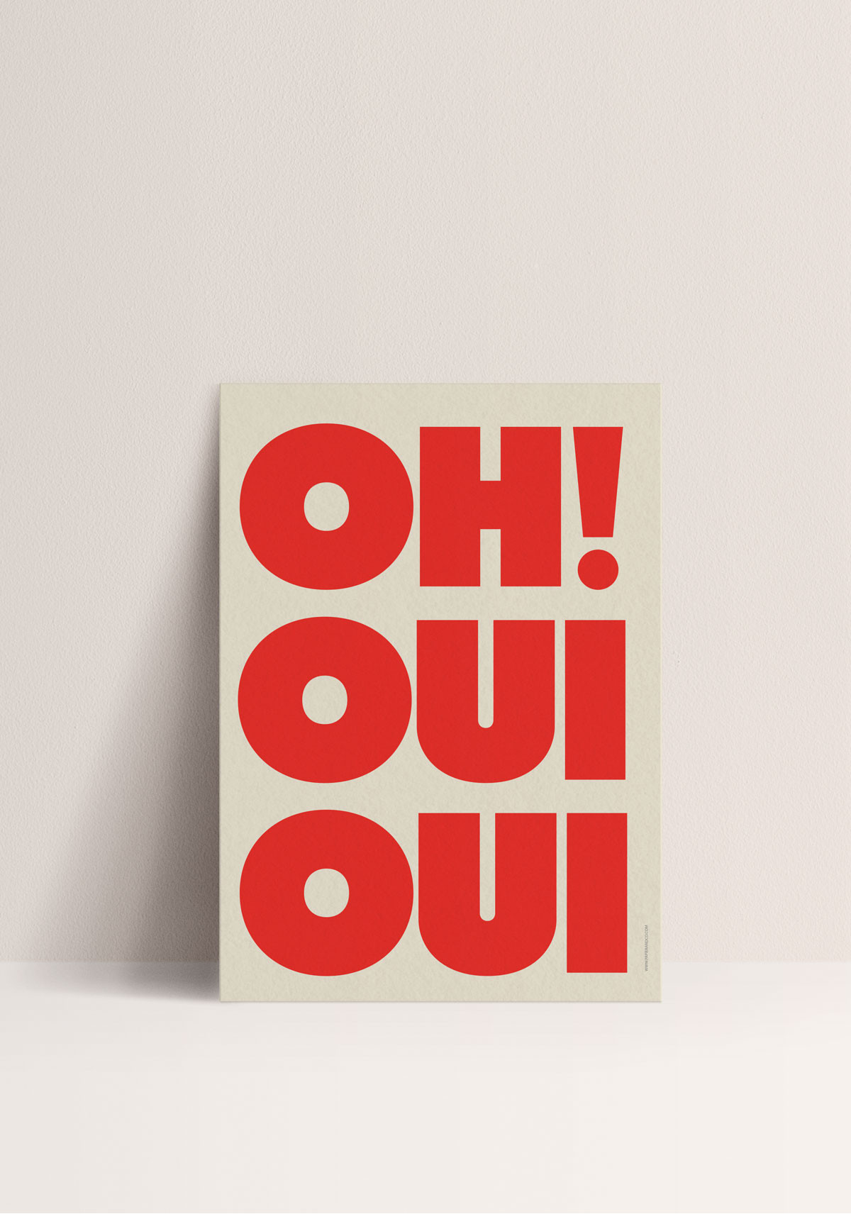 AFFICHE - OH! OUI OUi - 30*40
