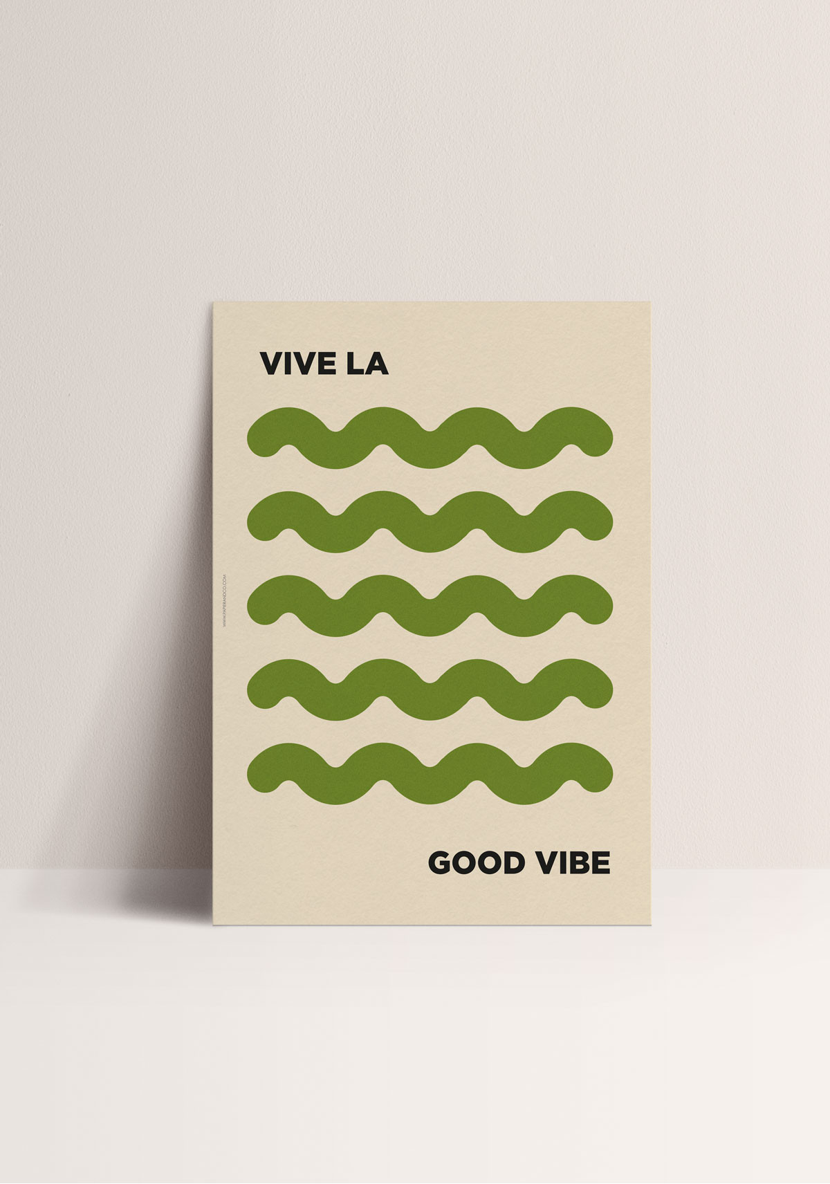 AFFICHE - VIVE LA VIE 30*40