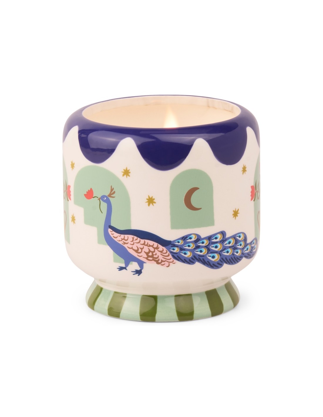 Bougie Adopo - Paons - Citron Vert