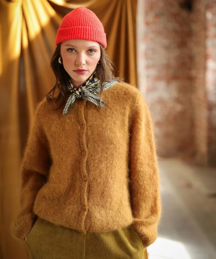 FOULARD PETIT DAMIER ENCRE – Image 3