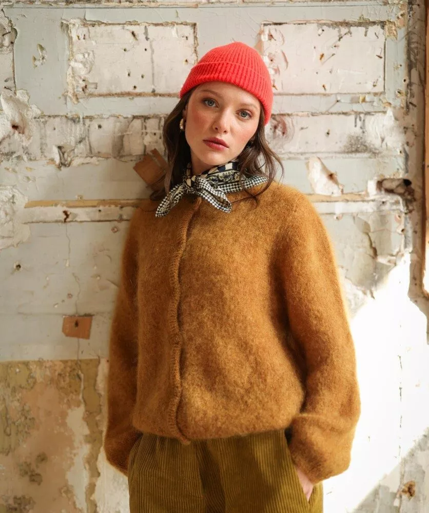 FOULARD PETIT DAMIER ENCRE – Image 2