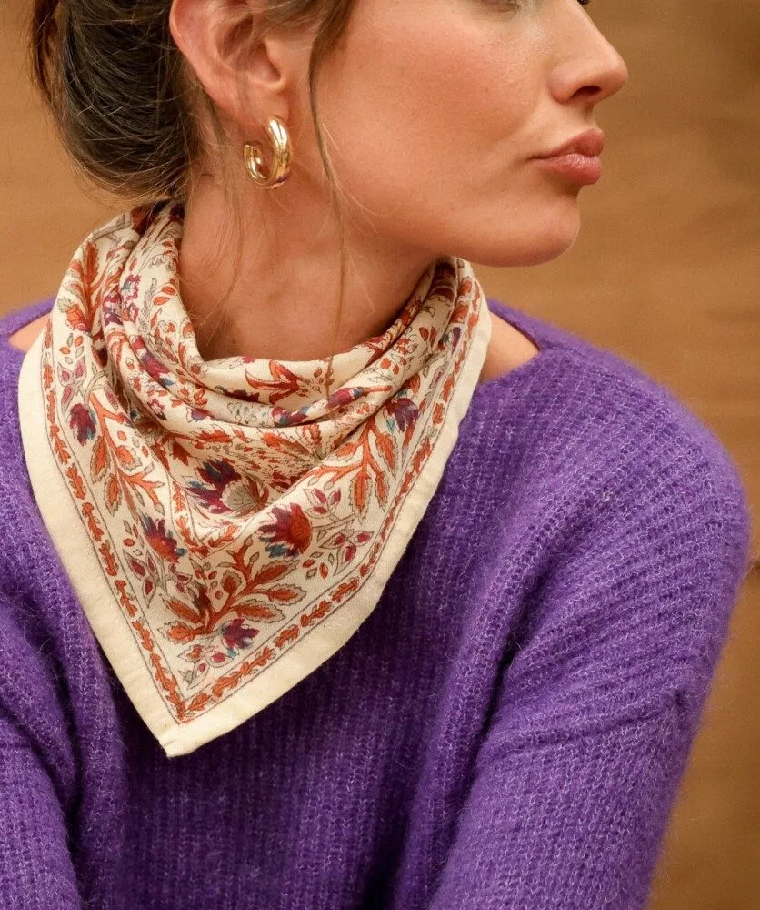 FOULARD PETIT FORMAT Rhapsody Améthyste – Image 2