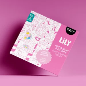 LILY - POSTER GÉANT À COLORIER