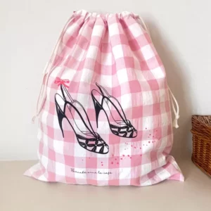 L'IRRÉSISTIBLE POCHON  Bubble gum - Escarpins