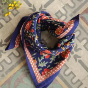 FOULARD PETIT FORMAT Mina Indigo