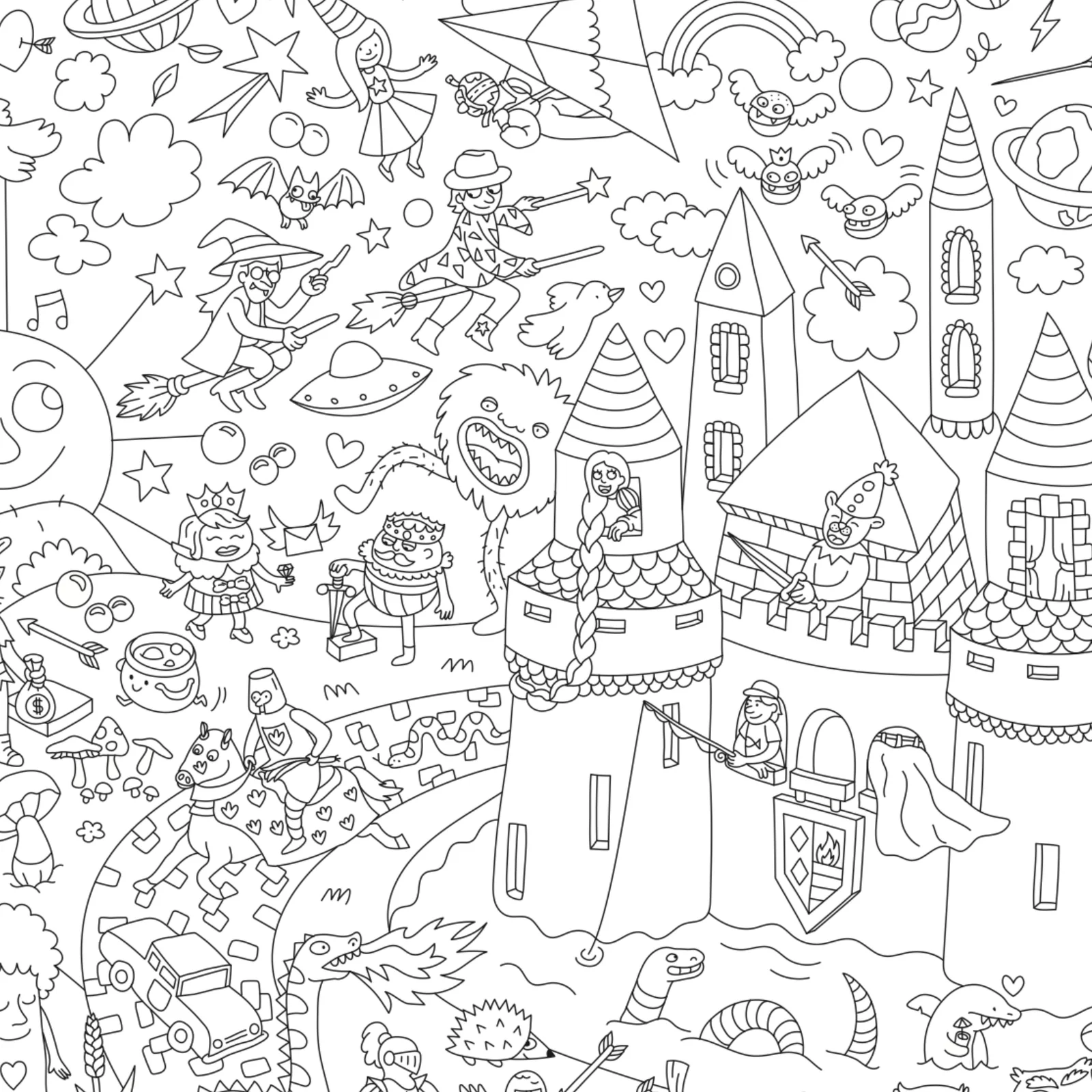 MAGIC - POSTER GÉANT À COLORIER – Image 5