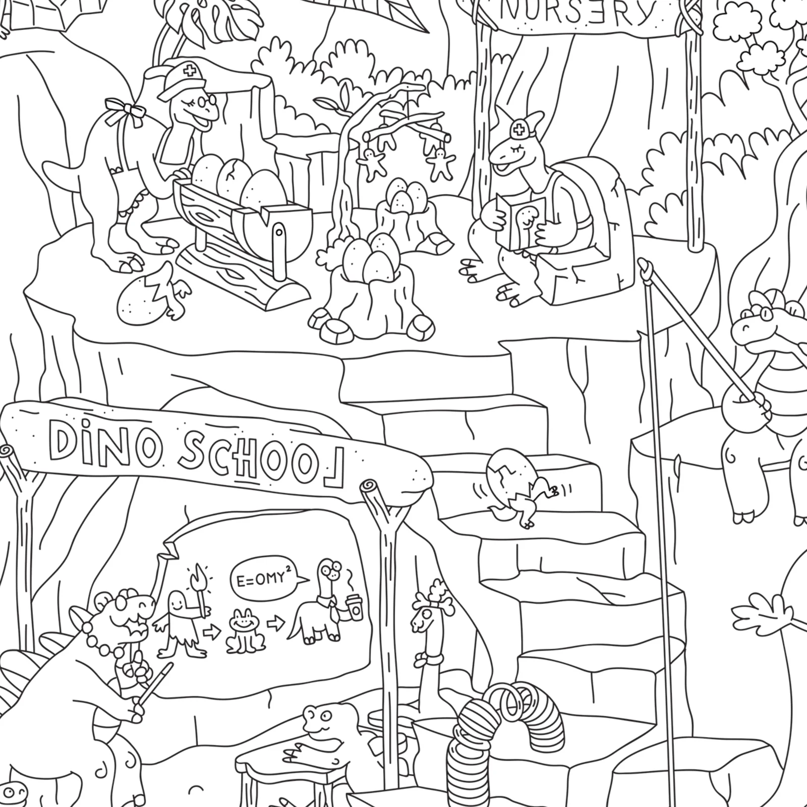 DINOS - POSTER GÉANT À COLORIER – Image 6