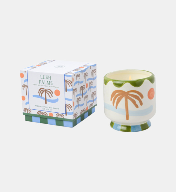 BOUGIE CERAMIC LUSH PALM