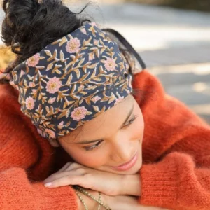 FOULARD GRAND FORMAT Scarlett Encre