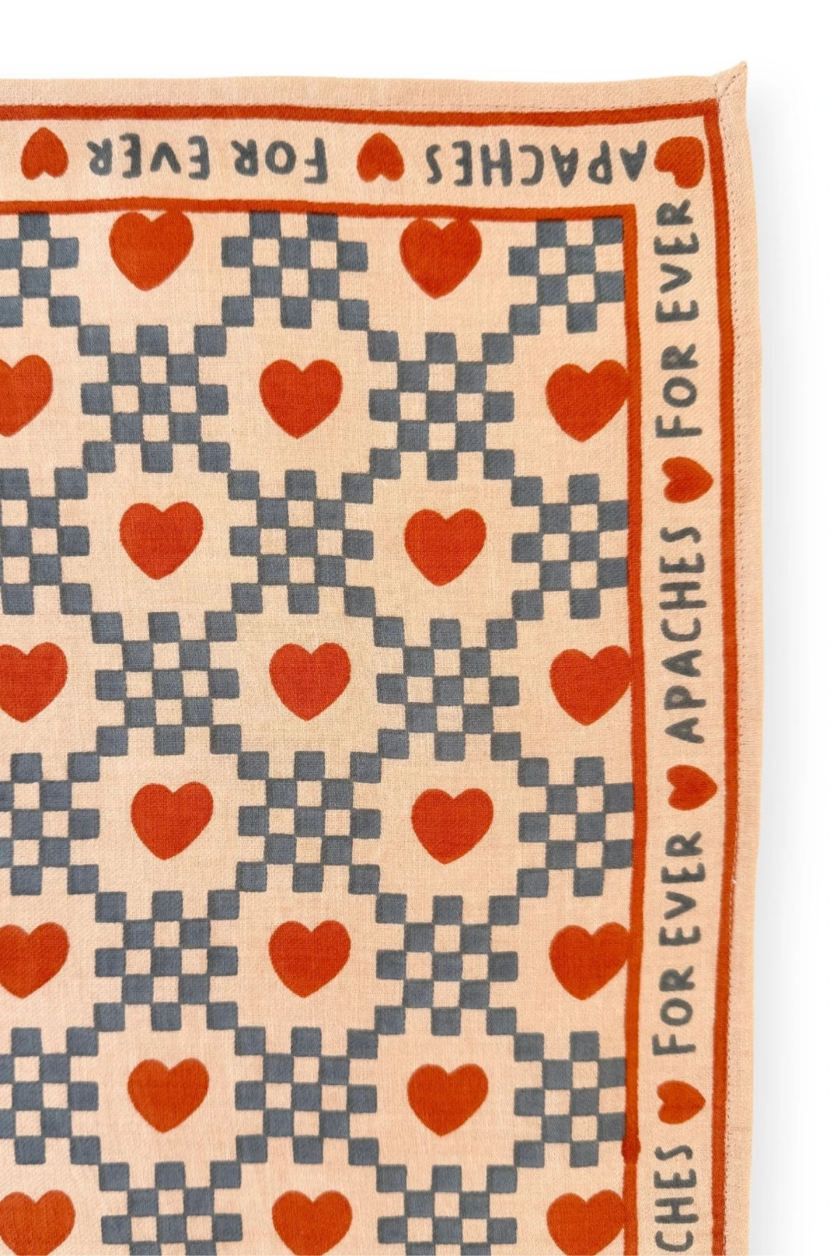 FOULARD LATIKA "AMOR" SAND – Image 2