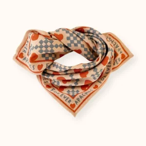 FOULARD MANIKA "AMOR" SAND