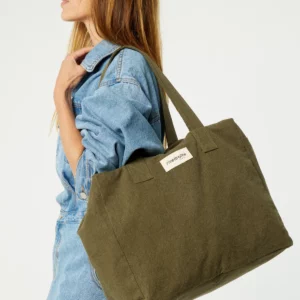 CÉLESTINS LE SAC 24 HEURES -  Coton recyclé Kaki