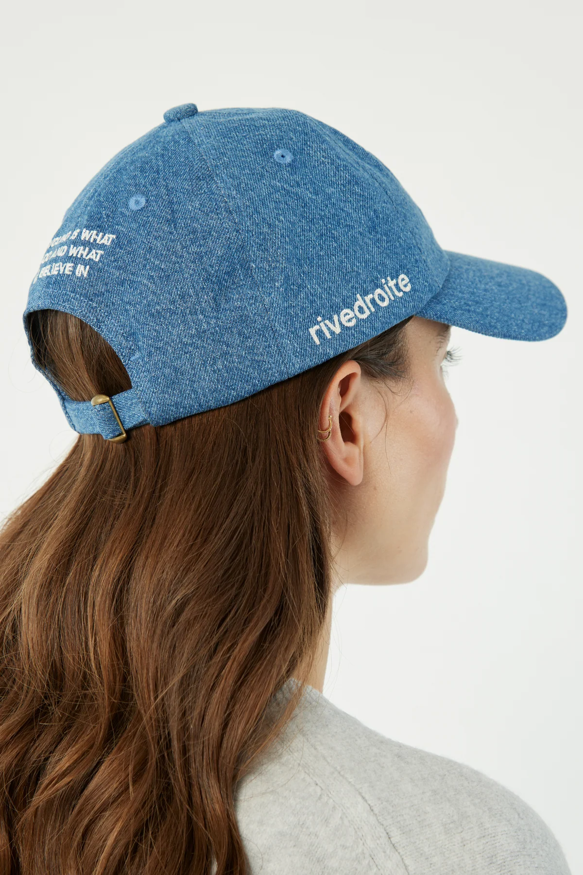 COLETTE LA CASQUETTE - Denim Clair recyclé – Image 3