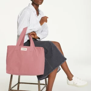 CÉLESTINS LE SAC 24 HEURES - Coton recyclé Bois de Rose