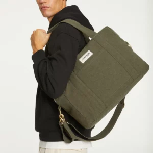 DARCY L'ANTI SAC À LANGER - Coton recyclé Kaki
