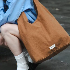 RICHELIEU LE SAC HOBO - Polycoton Recyclé Camel