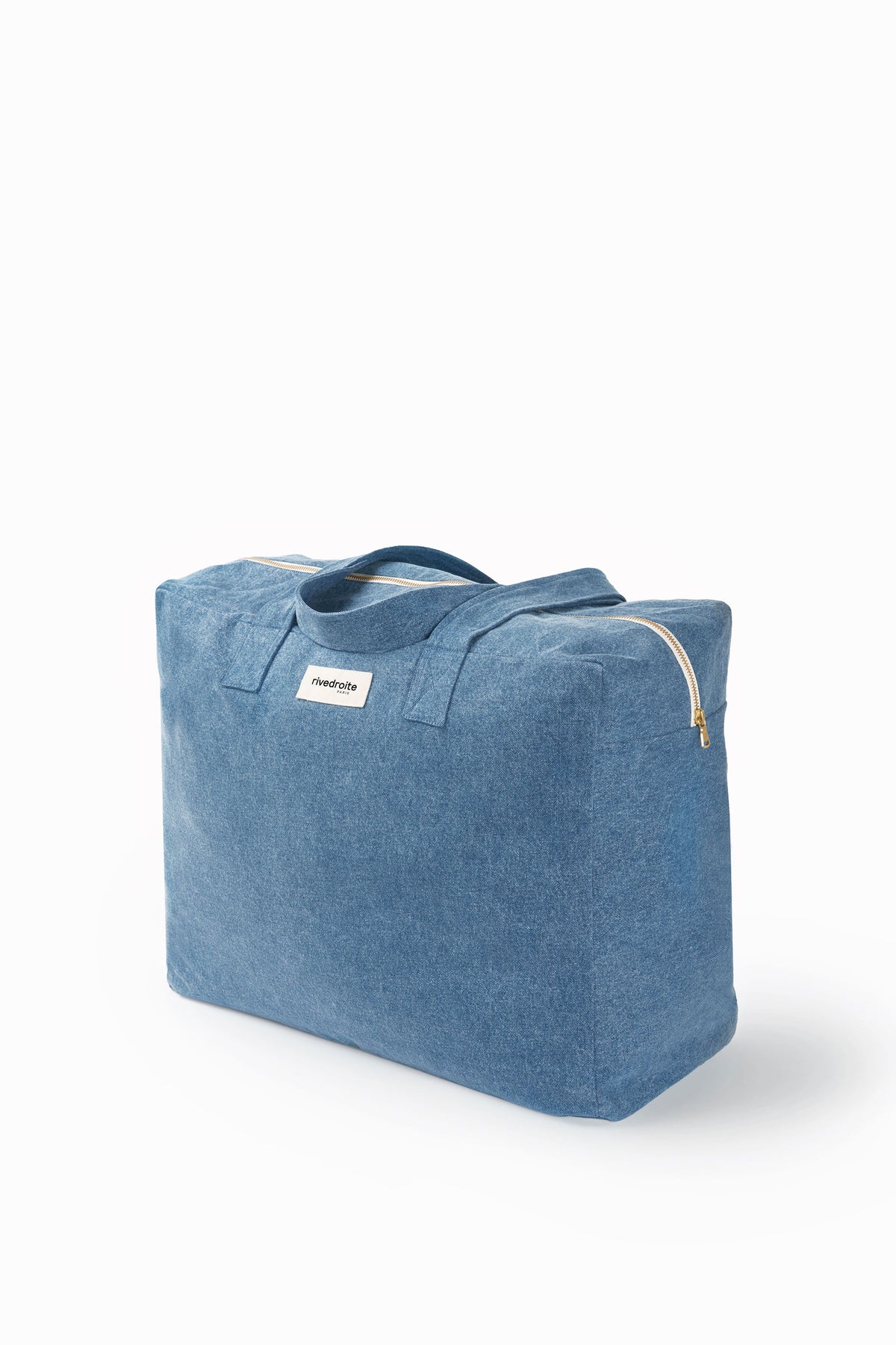 ELZÉVIR LE GRAND SAC WEEKEND - Denim Clair recyclé – Image 4