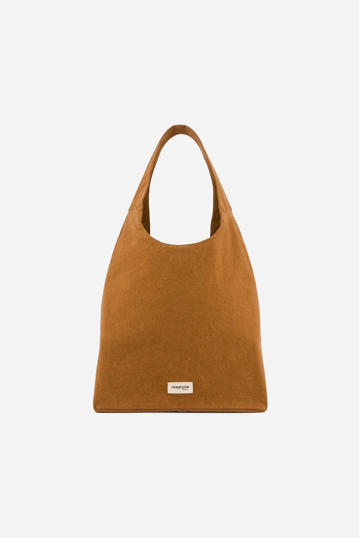 RICHELIEU LE SAC HOBO - Polycoton Recyclé Camel – Image 5