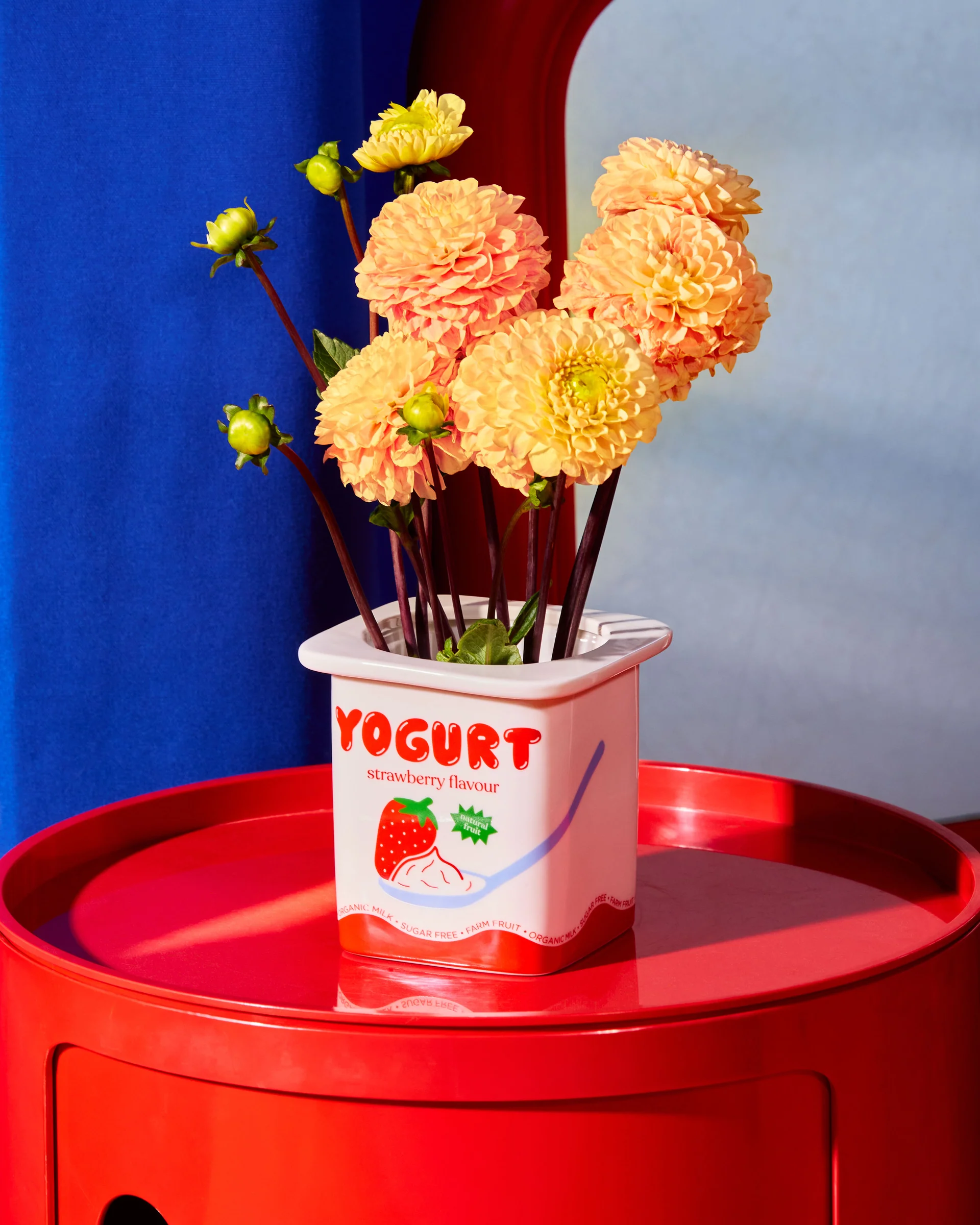 Vase / Pot Yoghurt Strawberry – Image 2