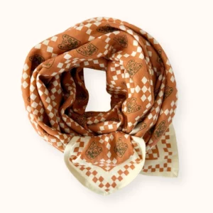 FOULARD LATIKA "TIGRO" RUST