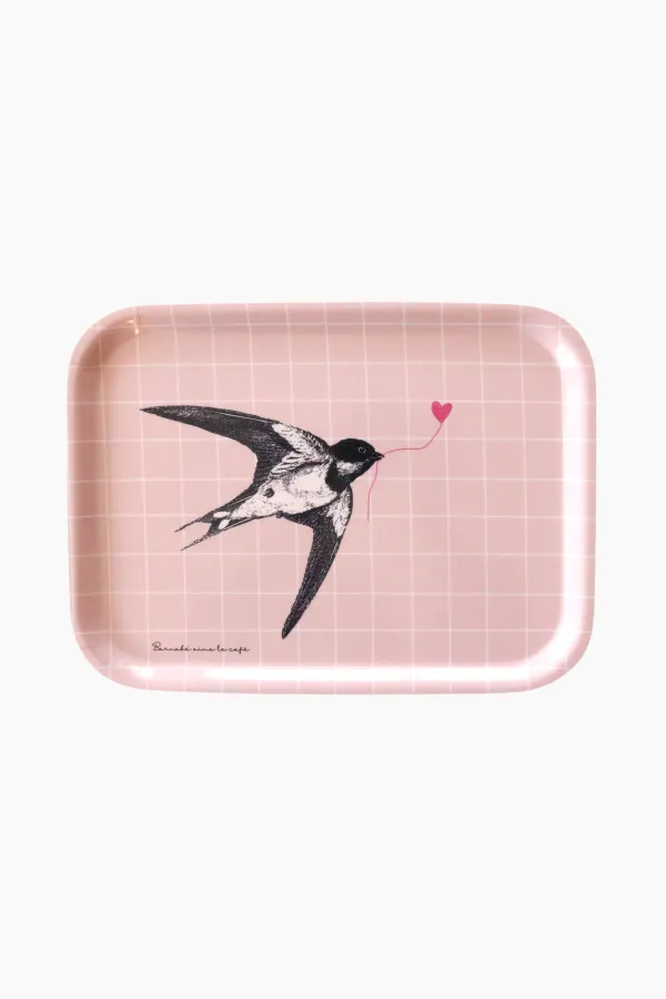 PLATEAU EN BOIS DE BOULEAU - HIRONDELLE – Image 3