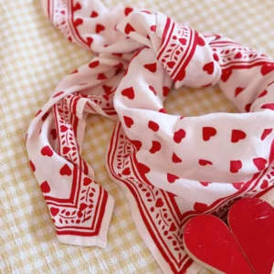 FOULARD BEBE  LOVE CHERRY