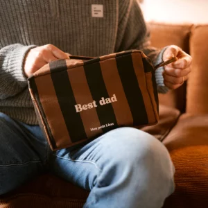 TROUSSE DE TOILETTE RAYÉ BEST DAD