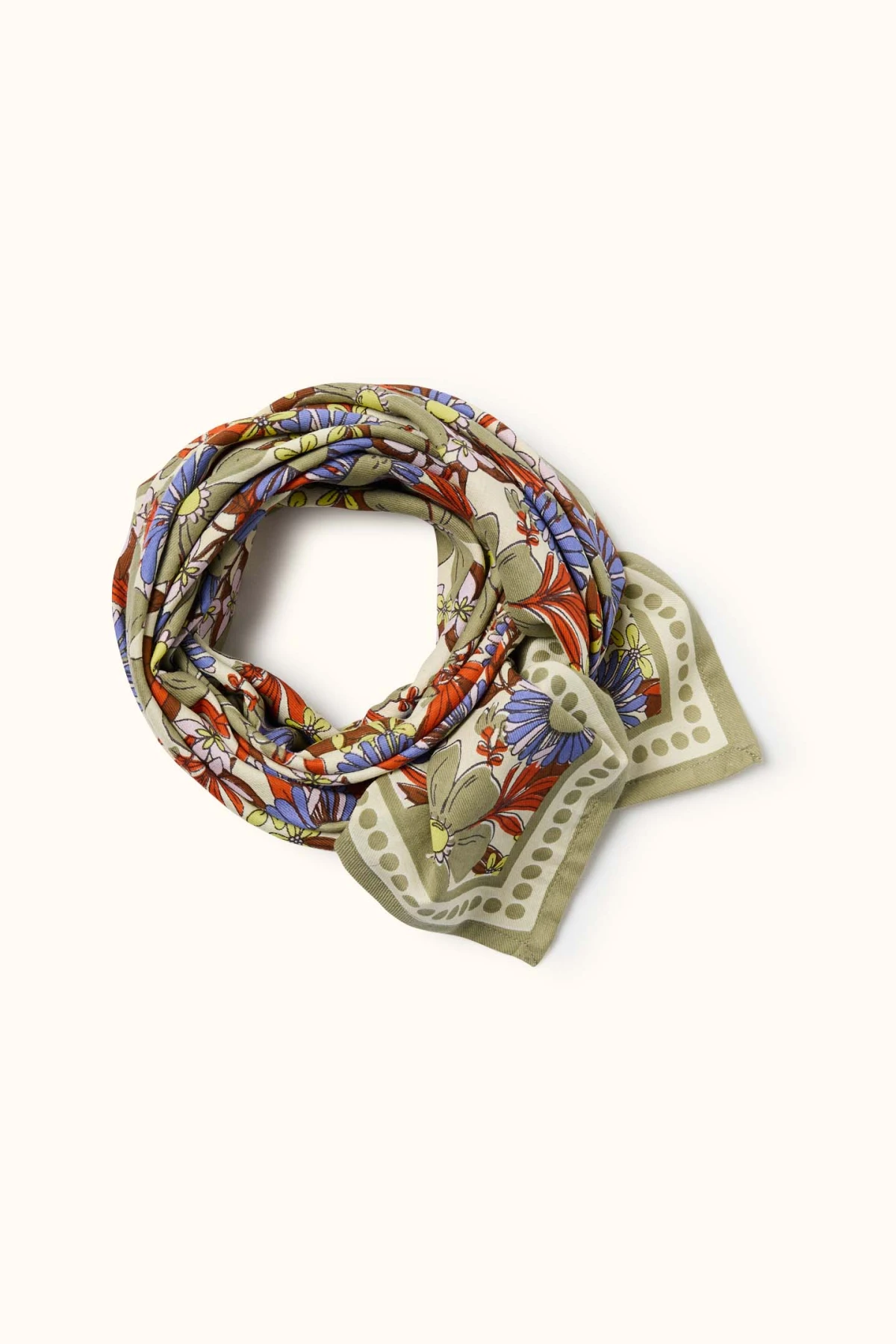 Big Foulard Latika Bouquet BOUQUET MACADAMIA