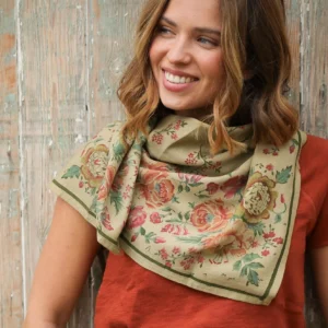 FOULARD GRAND FORMAT Jeanet Amande