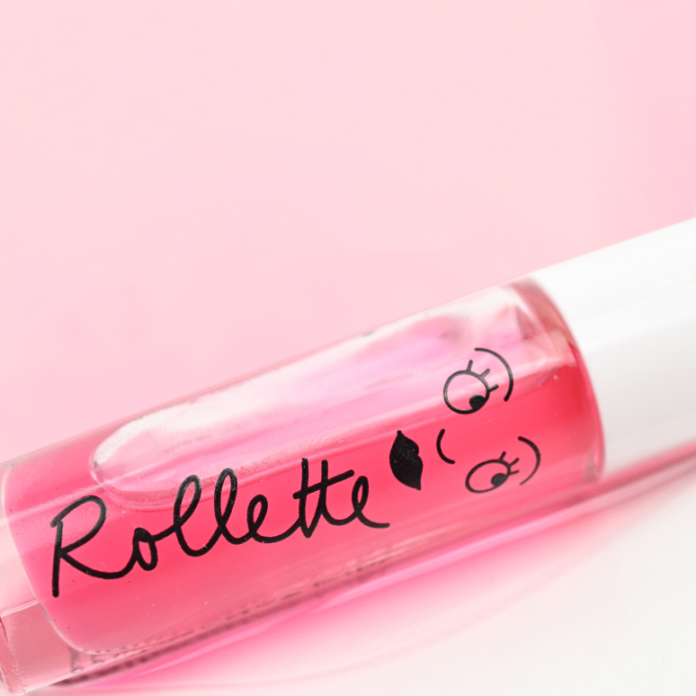 Brillant à lèvres - Rollette nacré - Fraise – Image 2