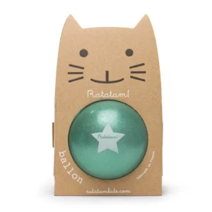 Le Ballon Paillettes – Vert - 15 cm