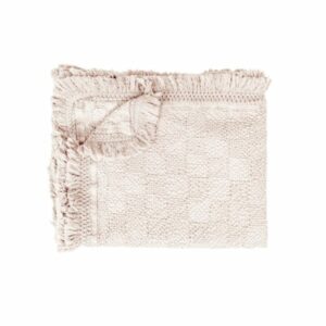 Plaid en coton effet alvéolé FLIRT Nude