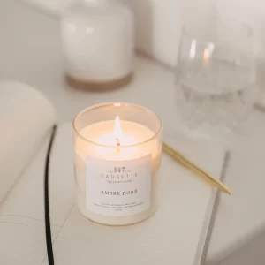 Bougie 200gr "AMBRE DORE"
