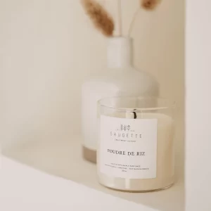 Bougie 100 gr "POUDRE DE RIZ"