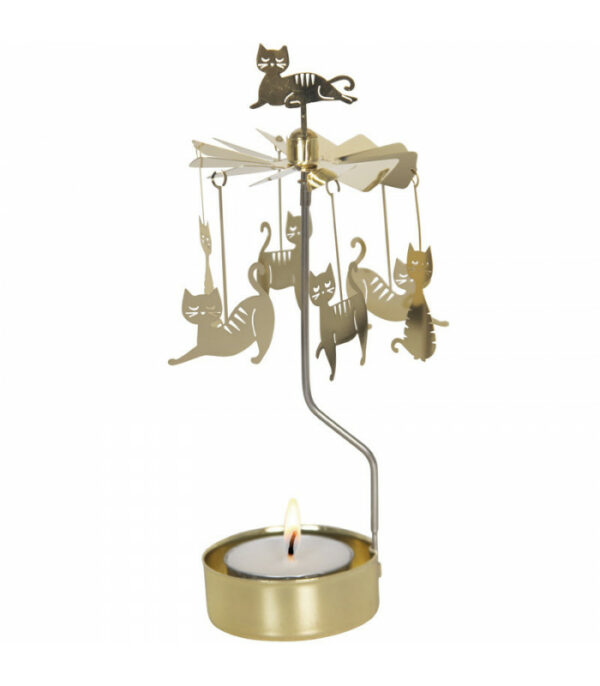 CARROUSEL PHOTOPHORE CHAT DORÉ 