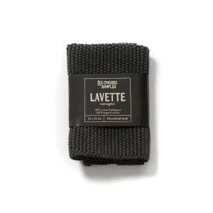 LAVETTE COTON BIO "CHARBON"
