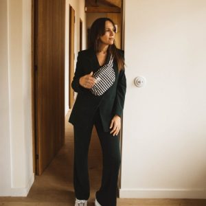 BANANE EN COTON VICHY BLACK – Image 2