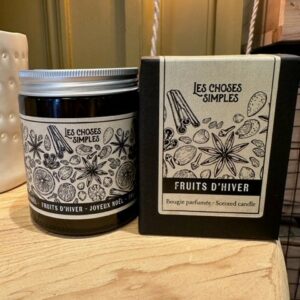 Bougie M "FRUITS D'HIVER"