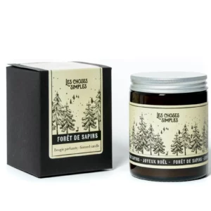 Bougie M  "FORET DE SAPIN"