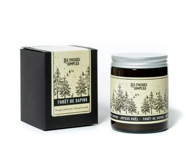 Bougie M  "FORET DE SAPIN"