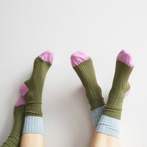 CHAUSSETTES YVETTE  OLIVE  39/41