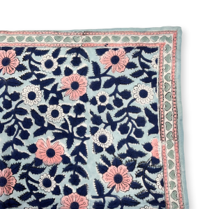 FOULARD LATIKA "COEUR" BLEU GLACIER – Image 2