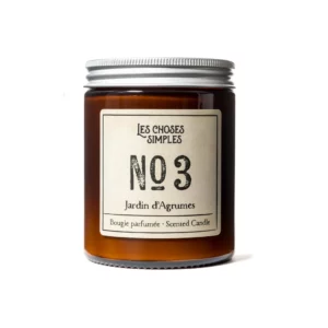 Bougie M N°3  "JARDIN D'AGRUMES"