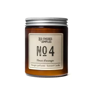 Bougie M N°4 "FLEUR D'ORANGER"