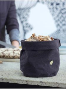 PANIER COTON IONA  - CAVIAR – Image 2