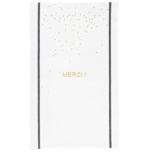 TORCHON "MERCI" OR