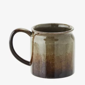 MUG EN GRES MARRON